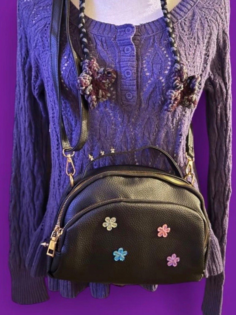 Black purse
